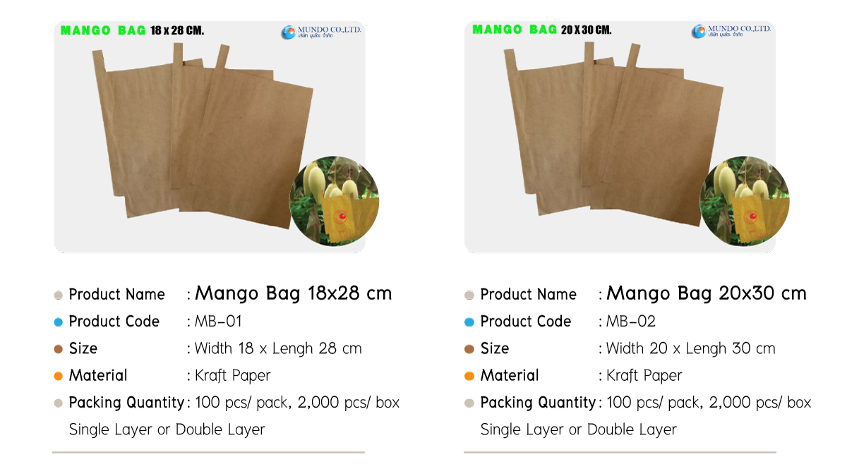 Fruit Protection Growing Paper Bag | Mundo Co., Ltd.